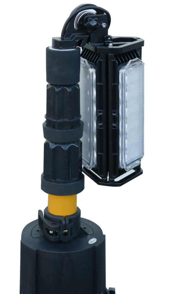 Mât d'éclairage led 108W rechargeable – Image 2